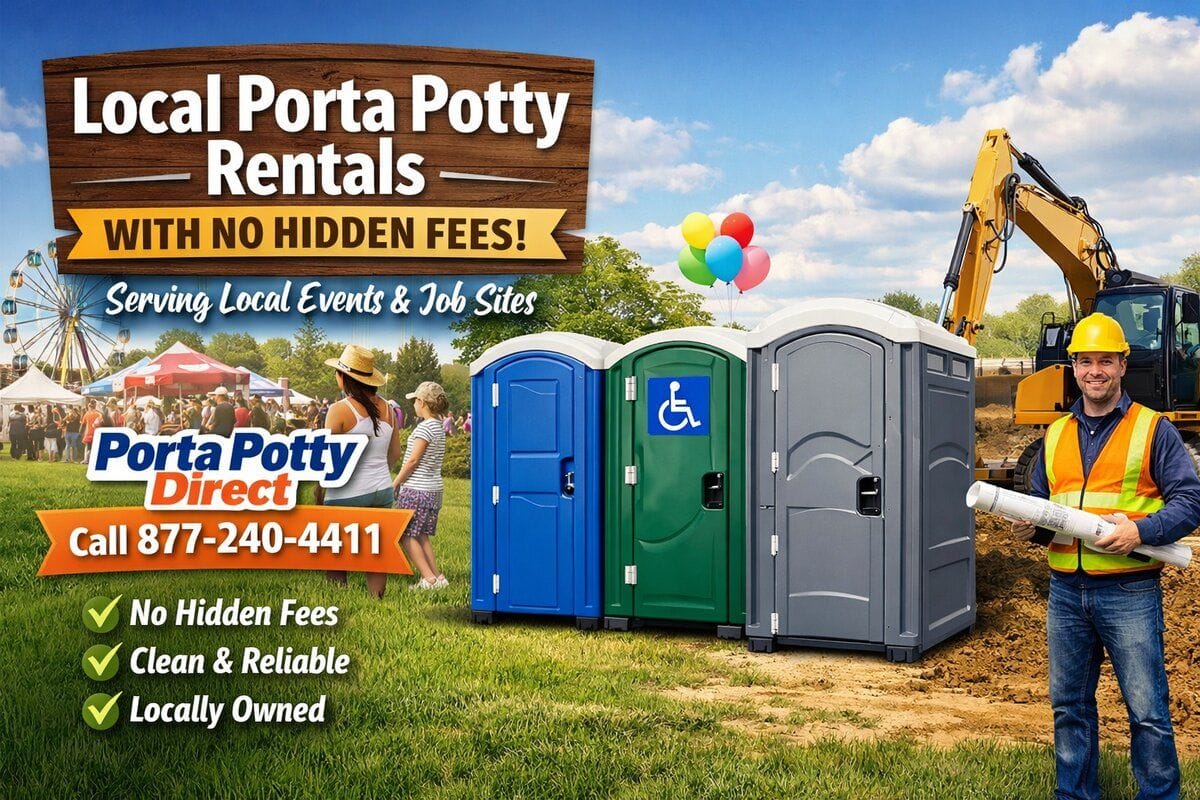 Local Porta Potty Rentals With No Hidden Fees
