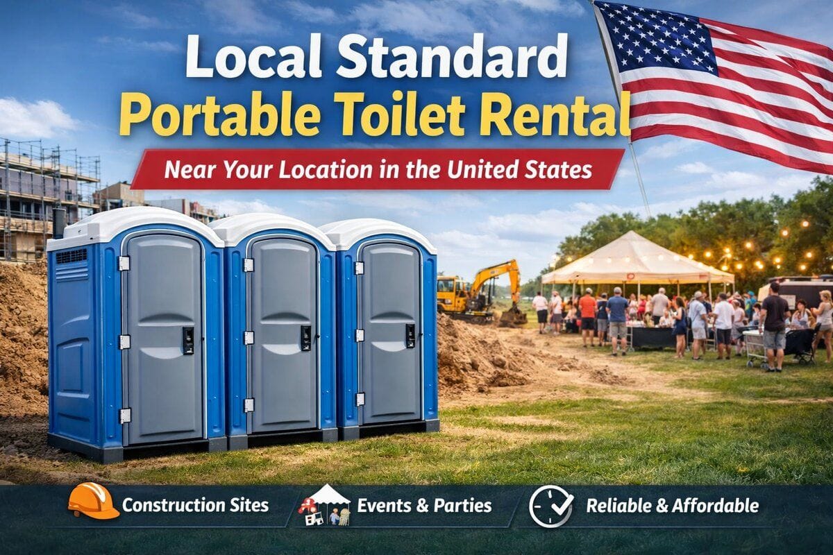 Local Standard Portable Toilet Rental Near Your Location in the United States