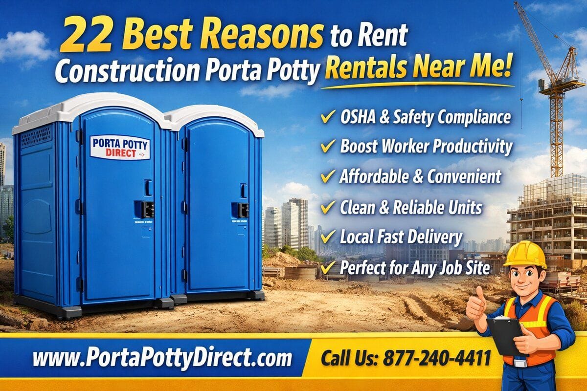 22 Best Tips: Why Rent Construction Porta Potty Rentals Near Me