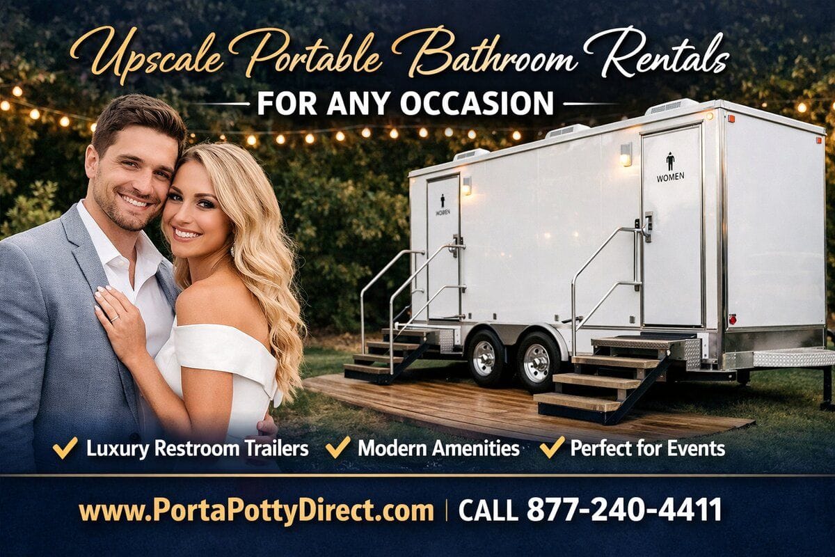 Upscale Portable Bathroom Rentals for Any Occasion