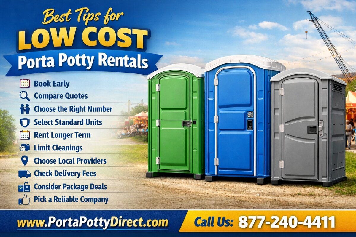 Best Low Cost Porta Potty Rentals – 10 Smart Tips to Save Money